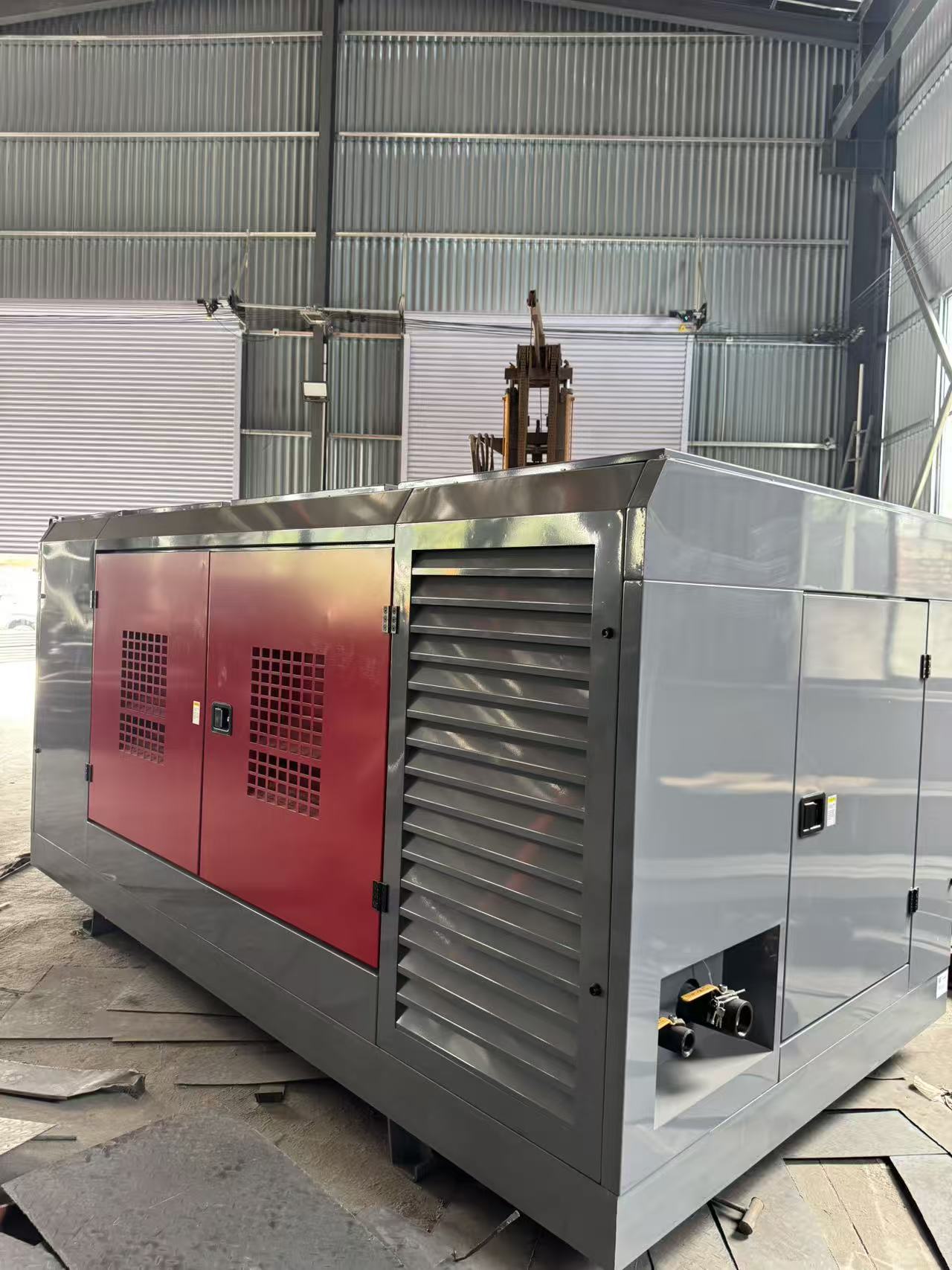 AC125D 36 m³/min high-capacity high-pressure air supply display