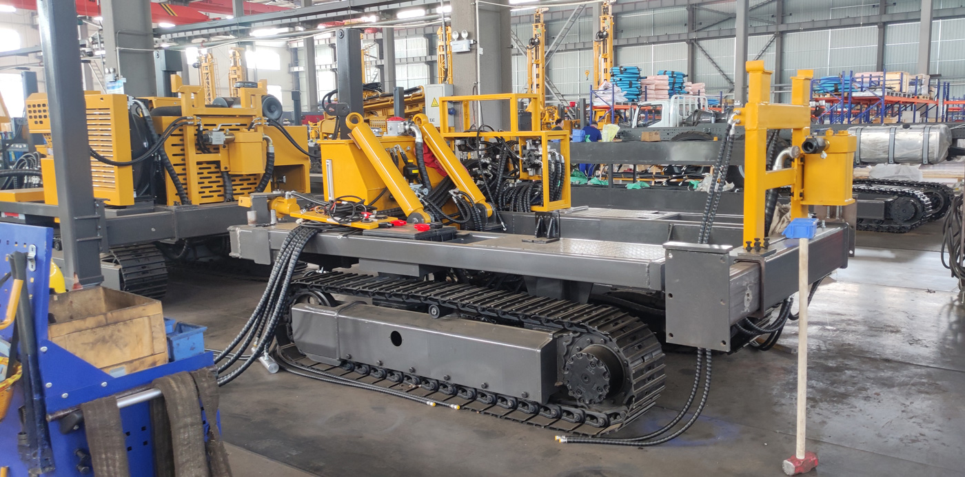 Steel Crawler Undercarriage Structure Details