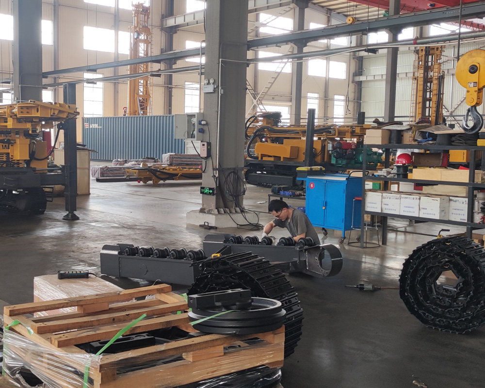 st1 Steel Crawler Undercarriage Appearance Display