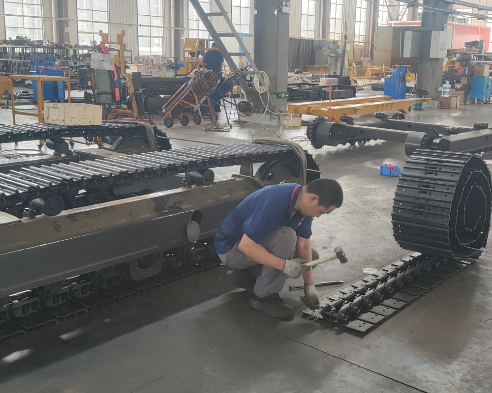 st1 Steel Crawler Undercarriage Structure Details