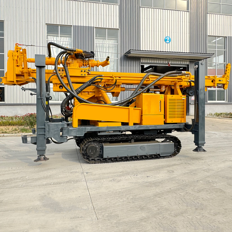 RC400 crawler reverse circulation drill rig overall display