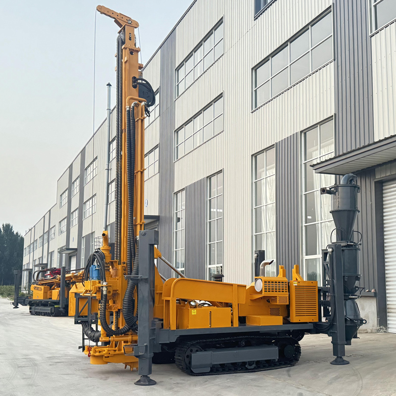RC500-CS3 reverse circulation drill rig working view in mining area