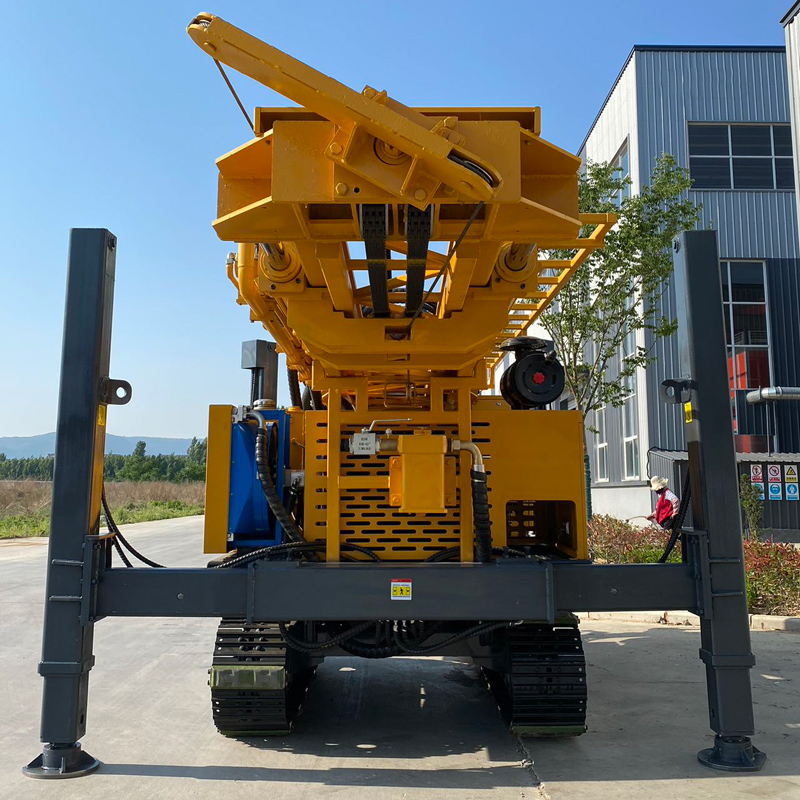 WR400S 6 m drill pipe and telescopic mast working structure